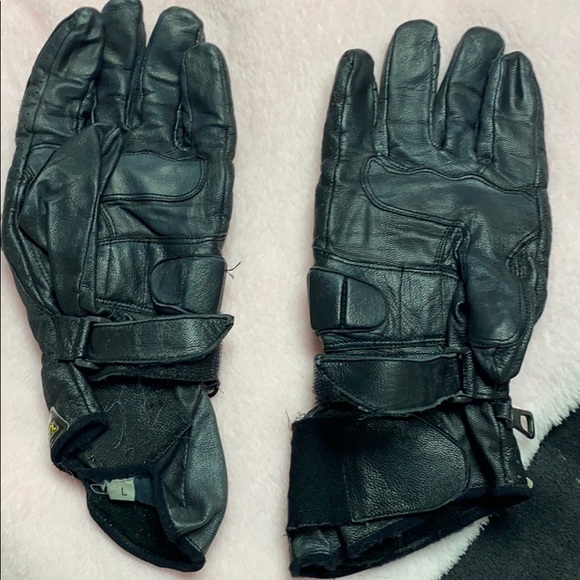 Joe Rocket leather riding gloves - Picture 3 of 4
